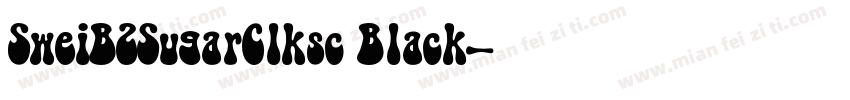 SweiB2SugarClksc Black字体转换